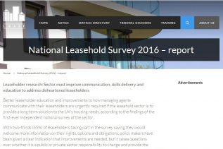 National Leasehold Survey 2016